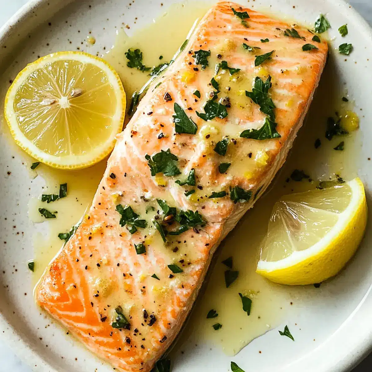 Lemon-Brown Butter Salmon