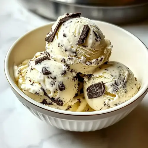 Creamy Stracciatella Ice Cream with Rich Chocolate