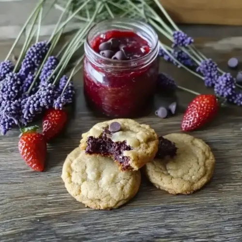 Strawberry lavender jam