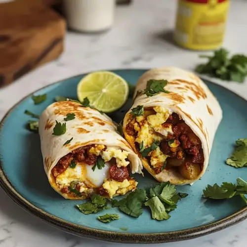 Chorizo ​​Breakfast Burritos