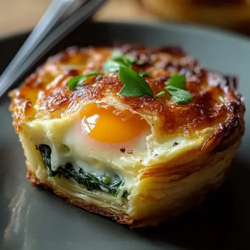 Baked Eggs Napoleon