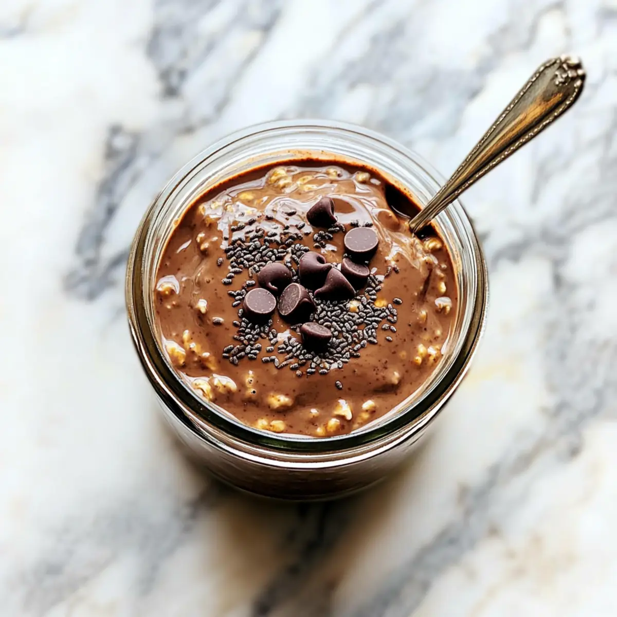 Brownie Batter Overnight Oats