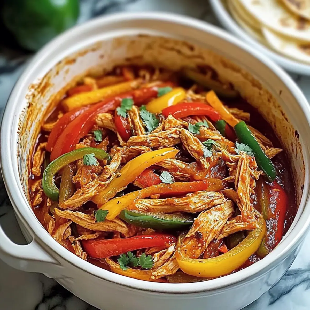 Crockpot Chicken Fajitas