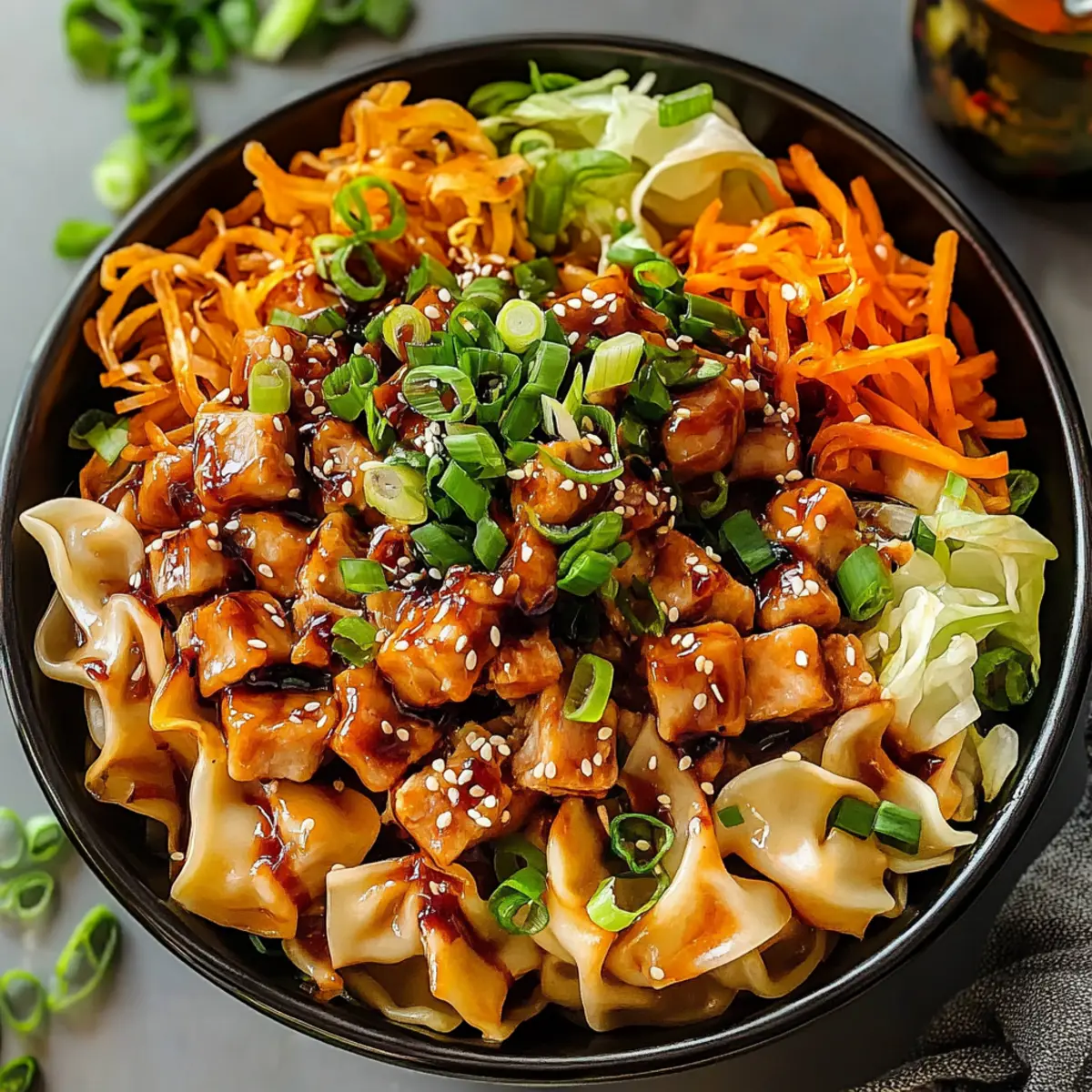 Potsticker In A Bowl