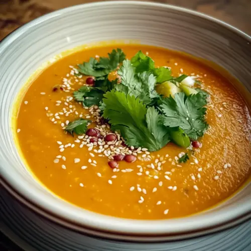 Sesame Carrot Soup