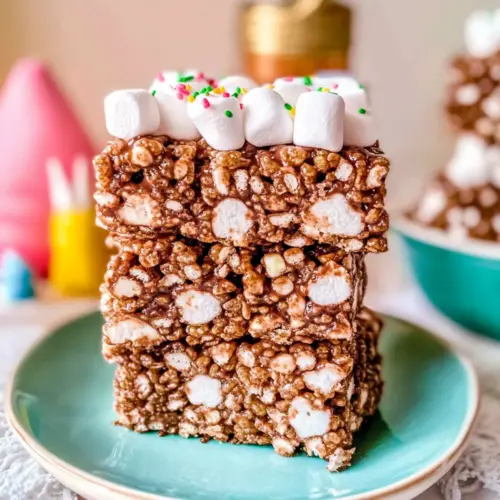 Hot Chocolate Rice Krispie Treats