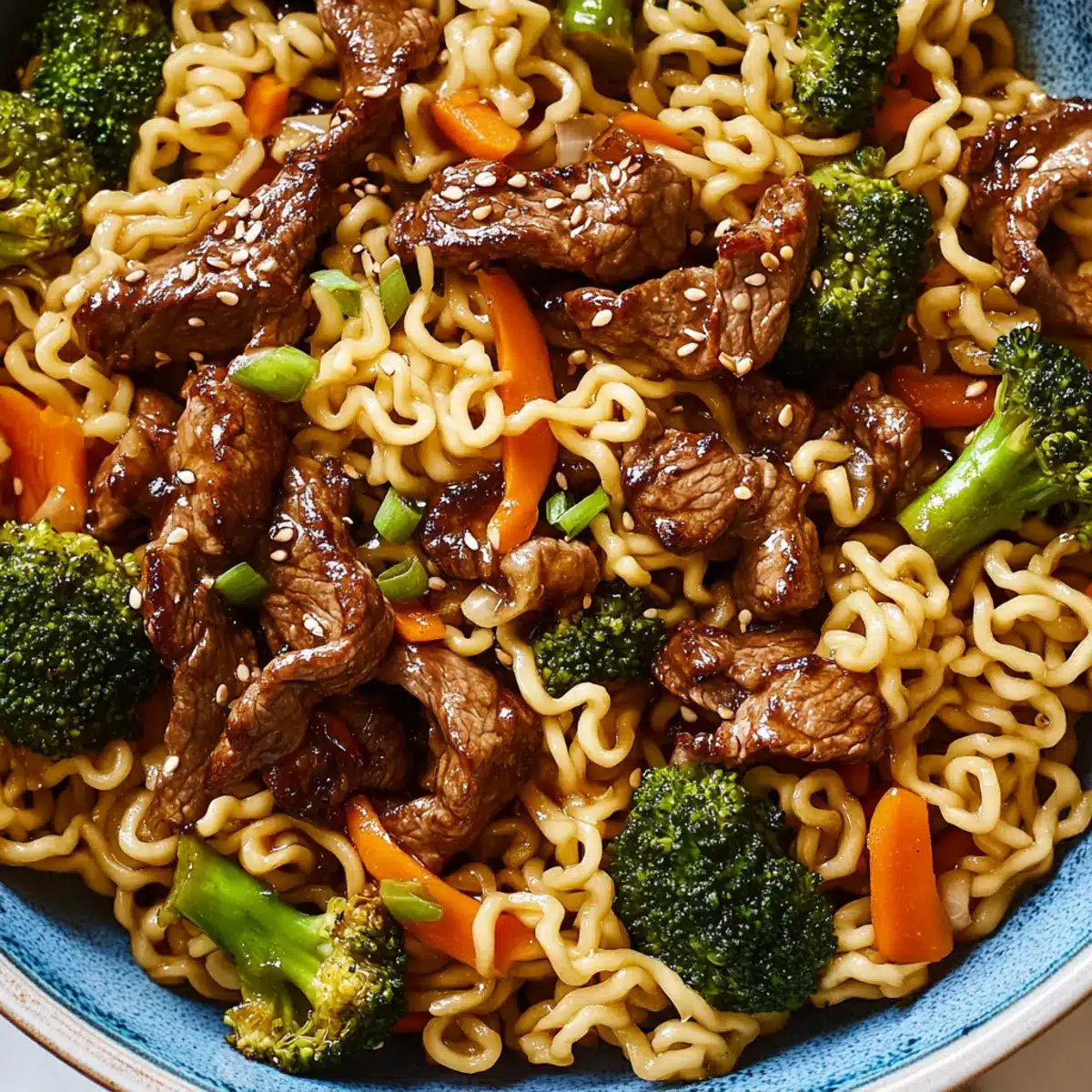 Mongolian Beef Ramen