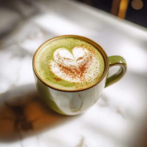 Cinnamon Matcha Latte