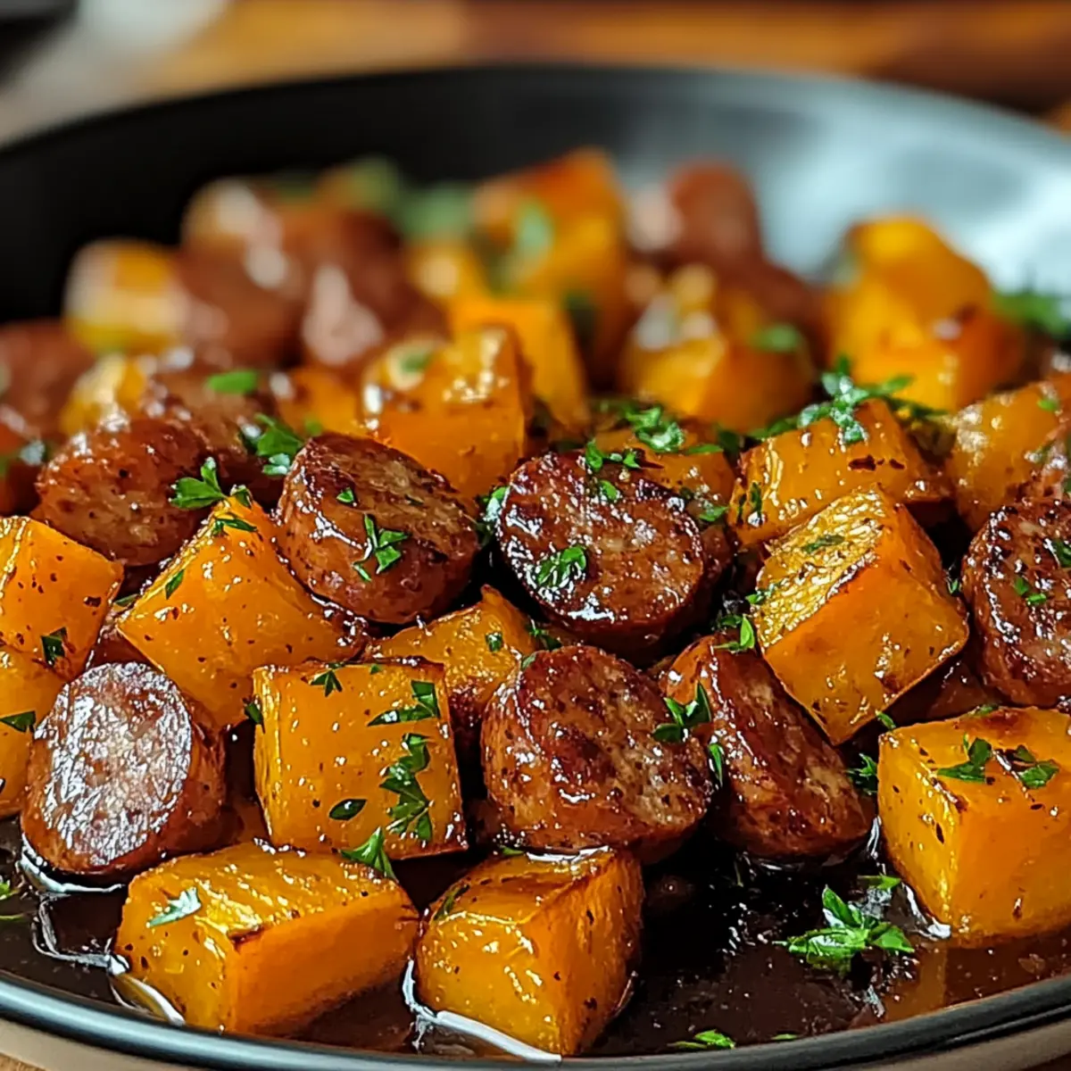 Sausage and Sweet Potatoes