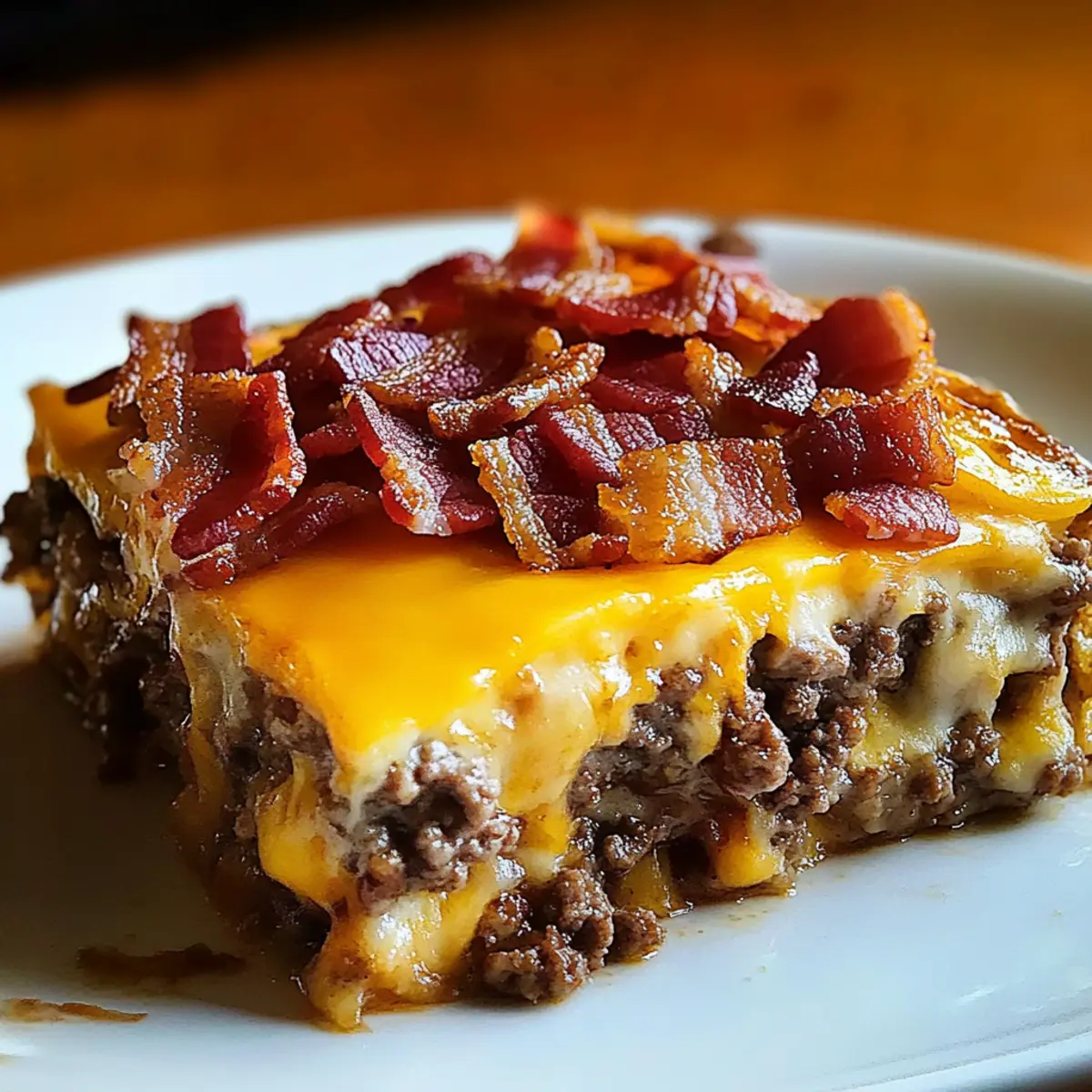 Bacon Cheeseburger Pie