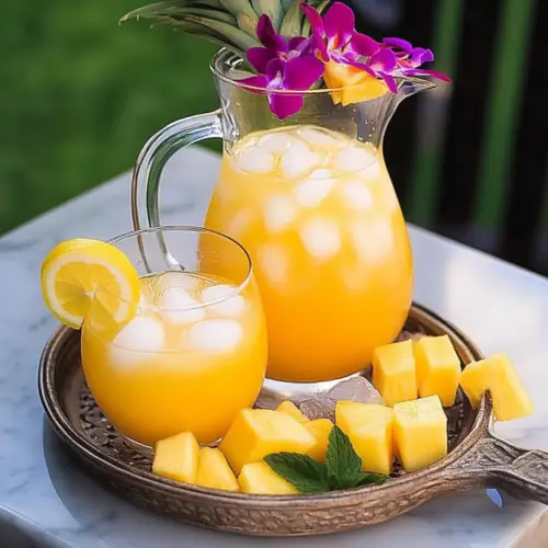 Pineapple Mango Lemonade