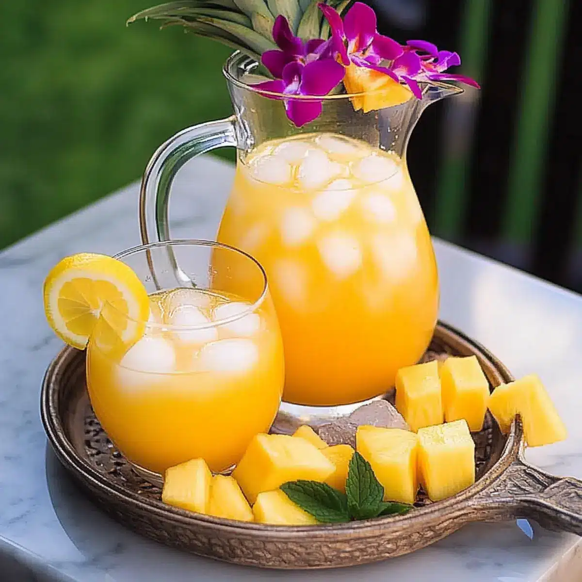 Pineapple Mango Lemonade
