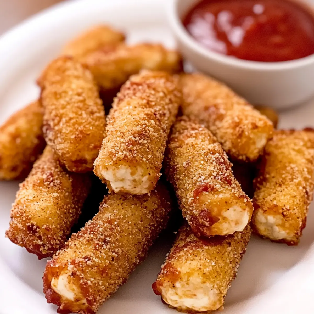 Air Fryer Mozzarella Sticks