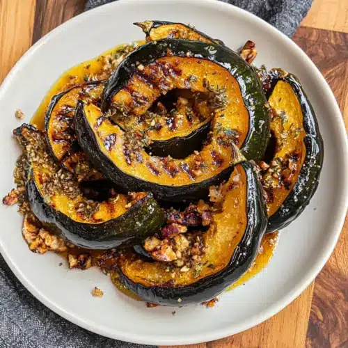 Grilled Acorn Squash with Maple Butter