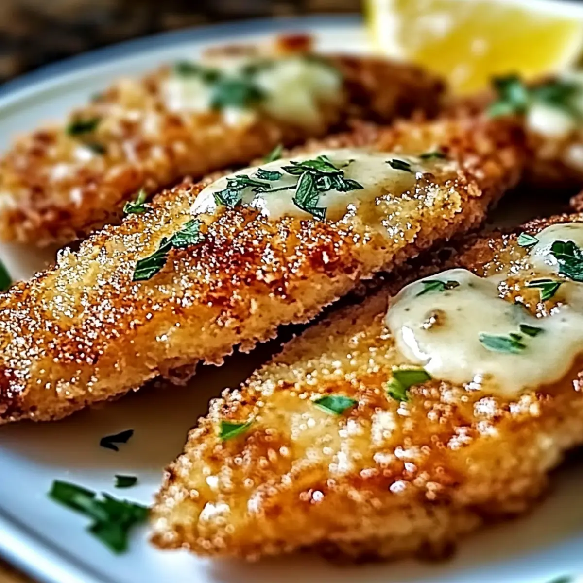 Lemon Garlic Parmesan Chicken Tenders