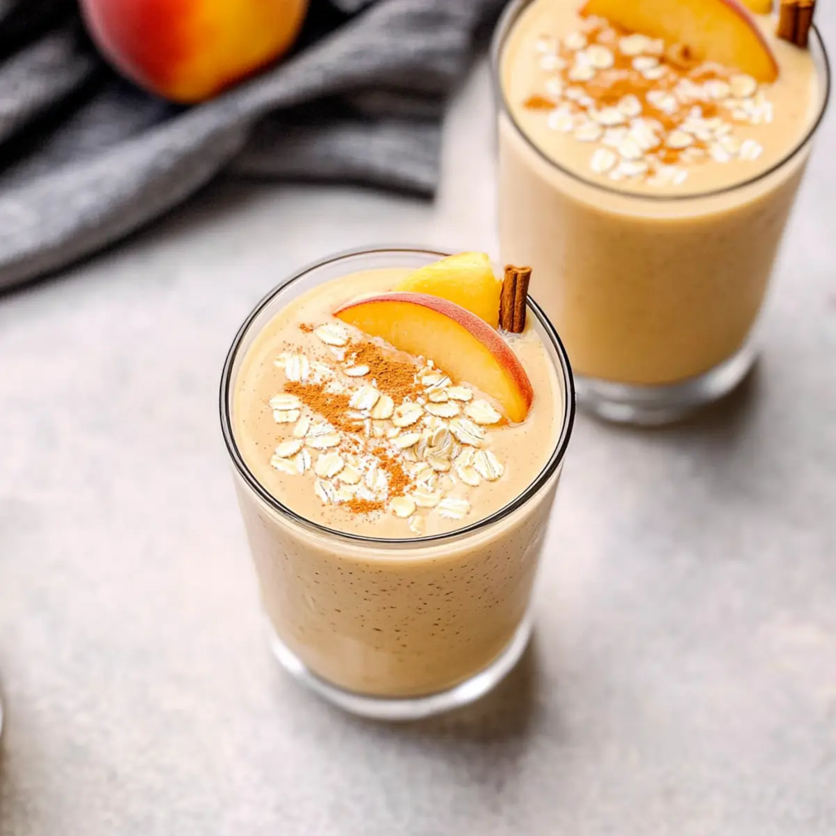 Banana Peach Smoothie