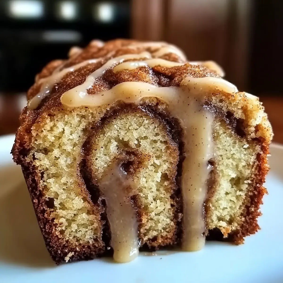 Cinnamon Roll Banana Bread