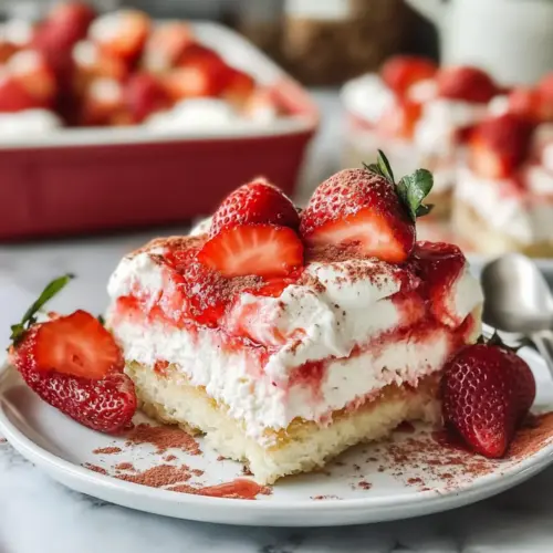 Strawberry Tiramisu