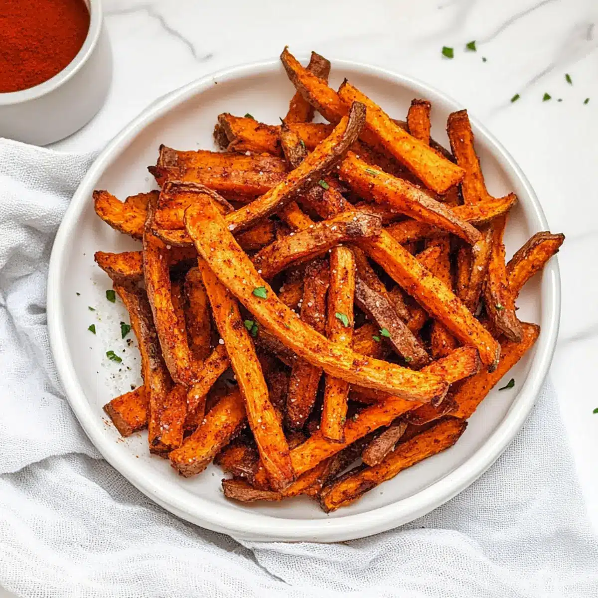 Crispy Baked Sweet Potato Fries