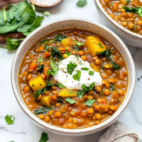Detox Moroccan Lentil Soup
