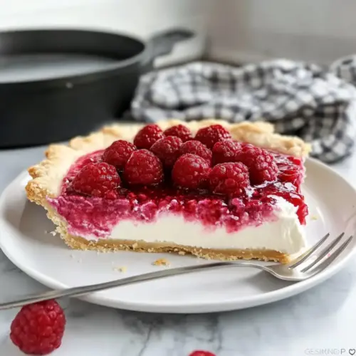 Raspberry Cream Pie