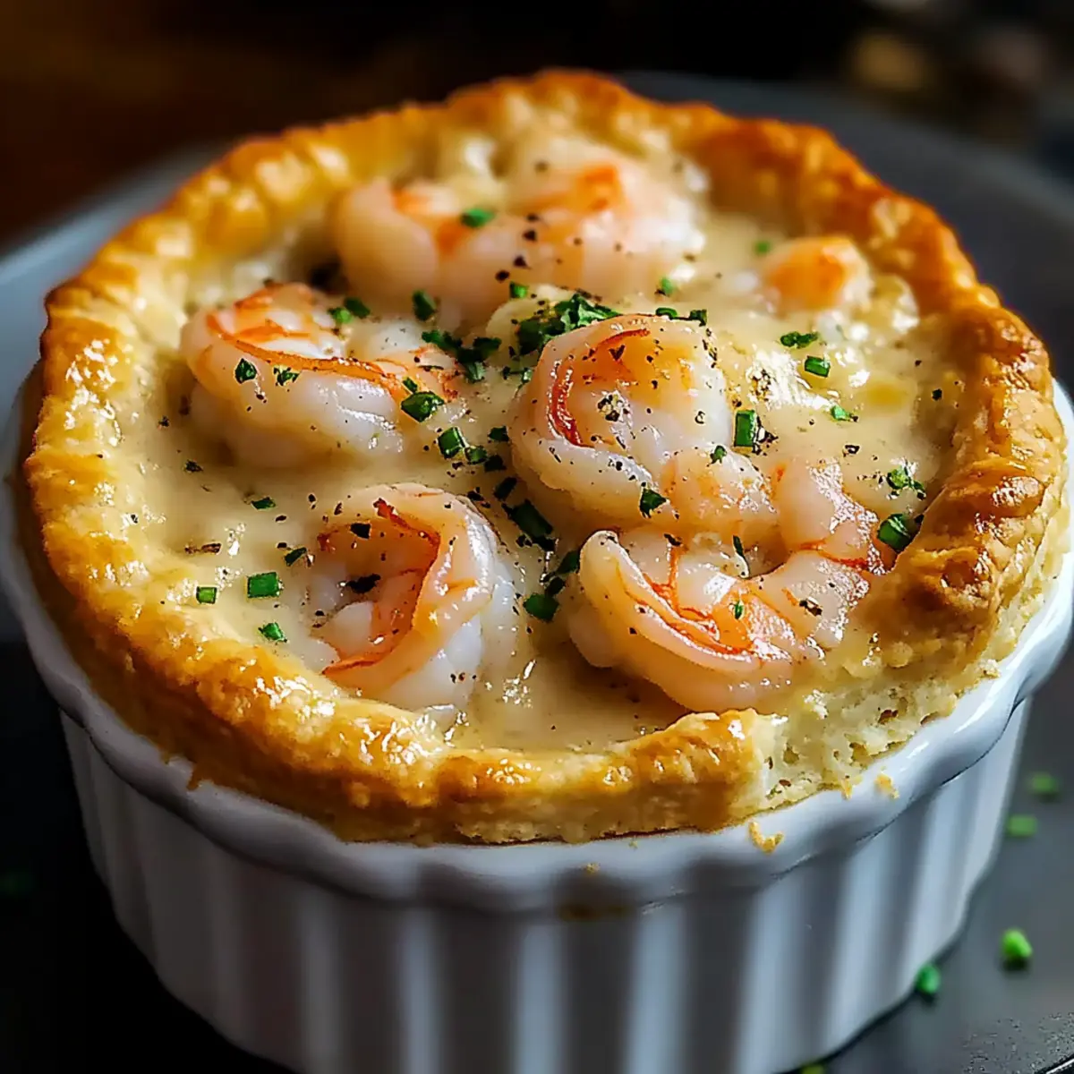 Shrimp & Lobster Cheddar Bay Biscuit Pot Pie